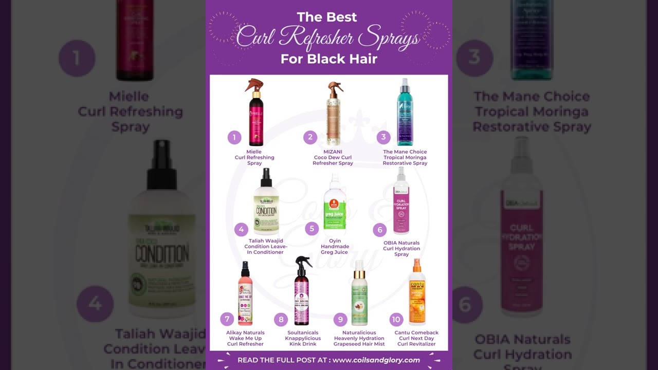Best Curl Refresher Sprays
