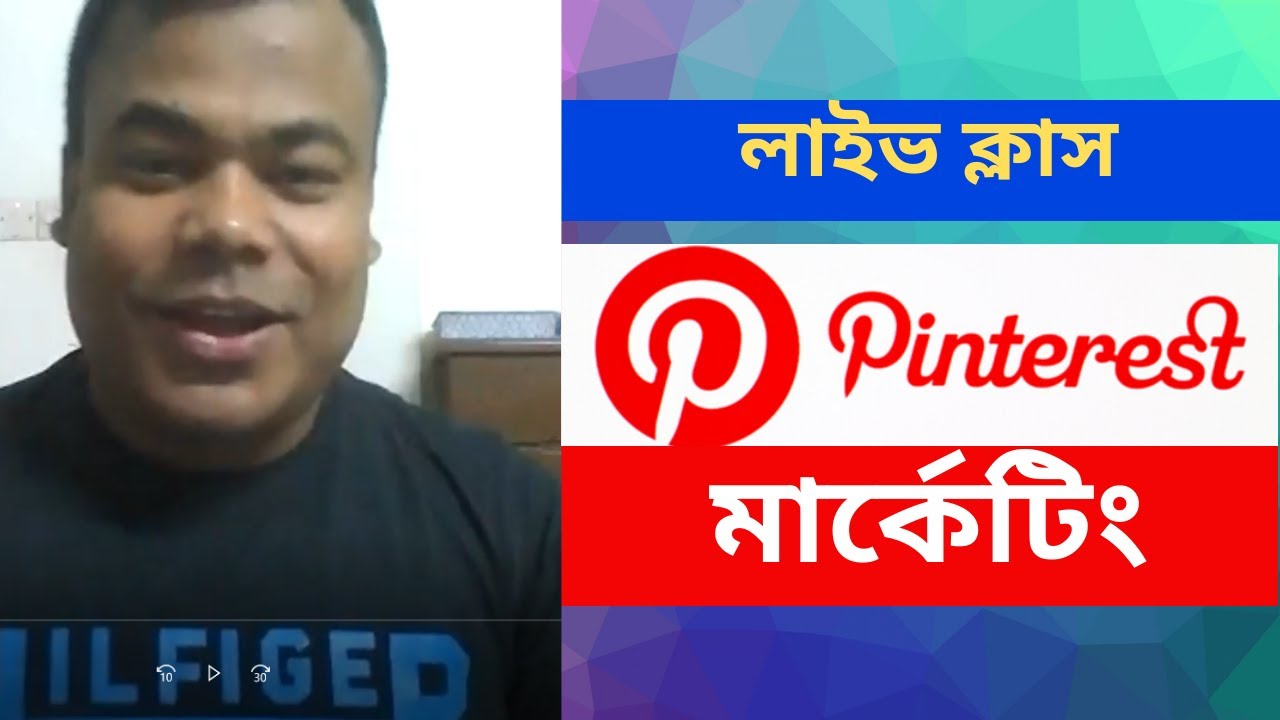 লাইভ ক্লাস: পিন্টারেষ্ট মার্কেটিং এ টু জেড,  Pinterest Marketing