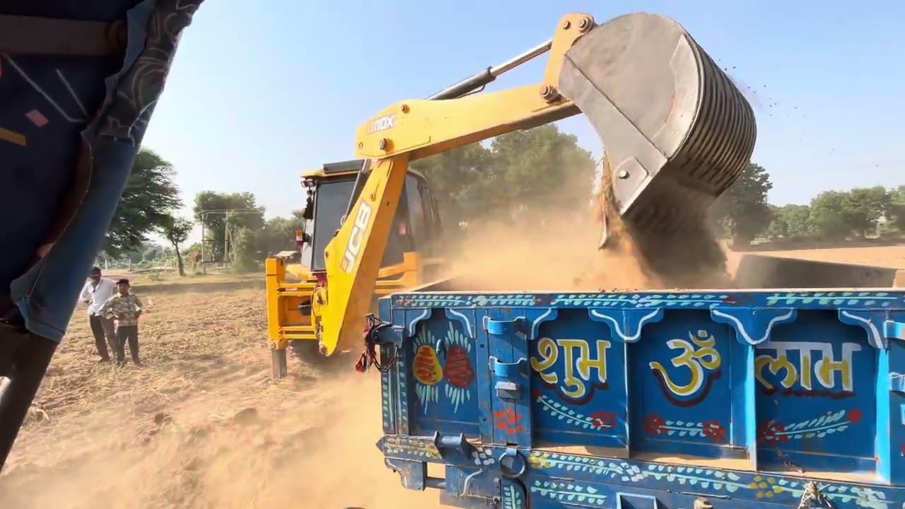 Lilan jcb 3dx farmtrac 45 bharti farming