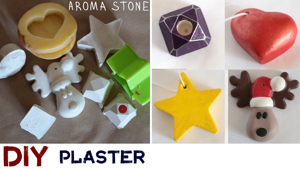 Aroma stone for essential oils from plaster