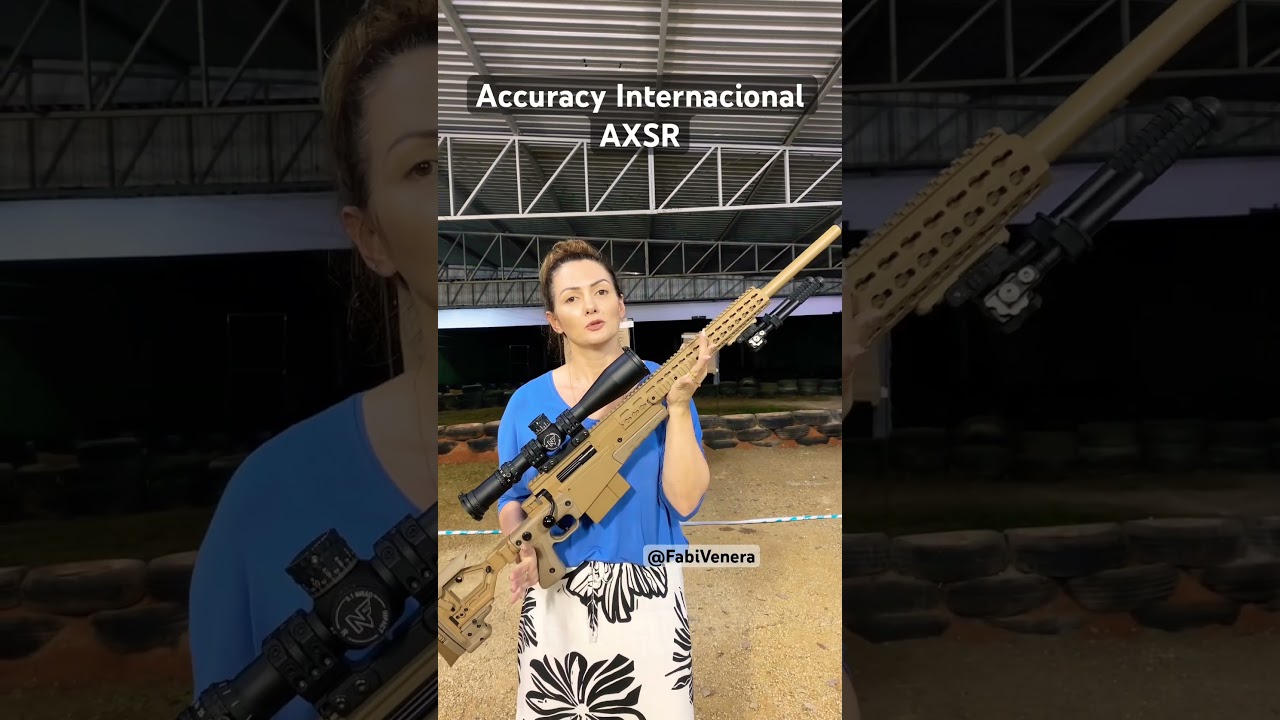 Rifle de Sniper da Accuracy International AXSR Mil  multi calibre #fabivenera
