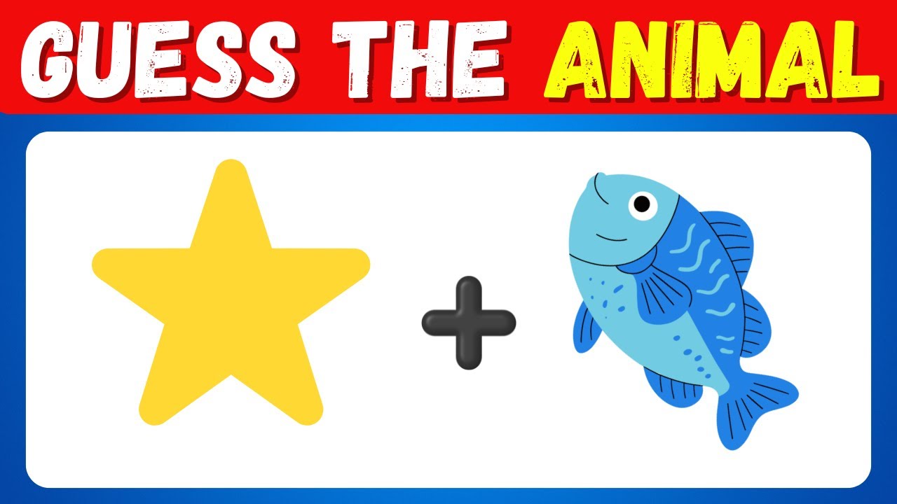 Guess the Animal by emoji |  Animal Emoji quiz 