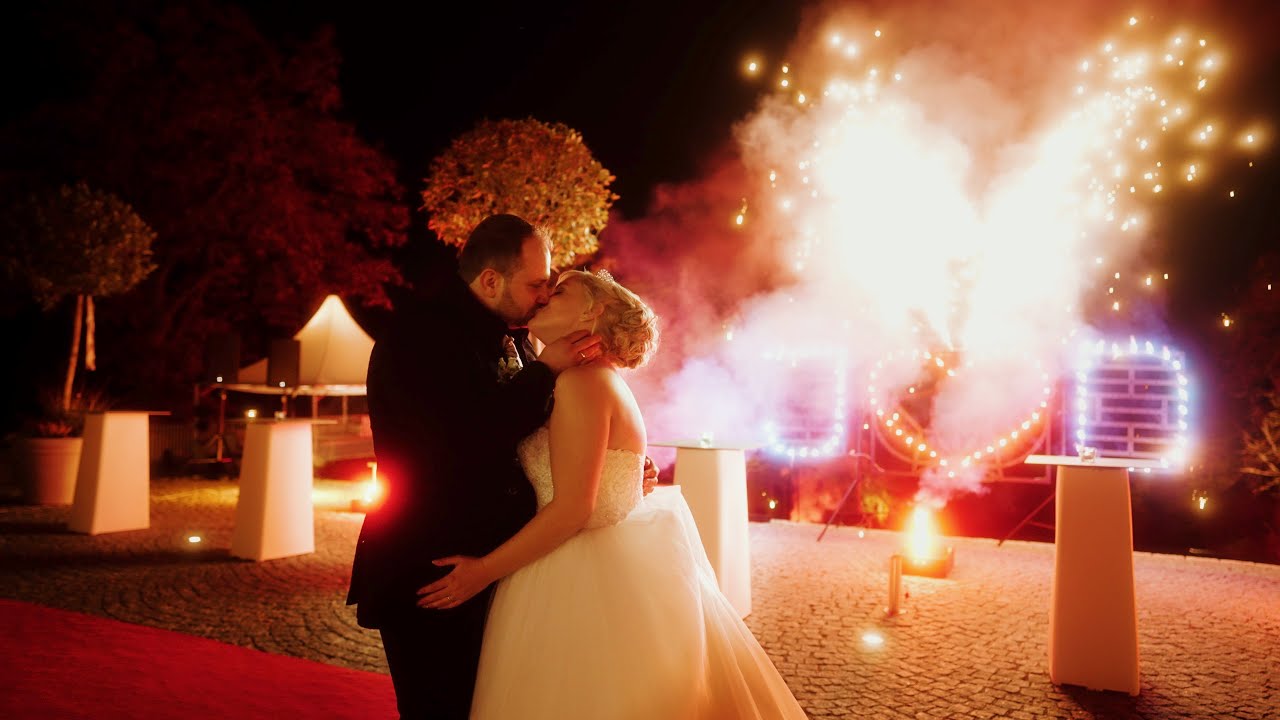Märchenhafte Winterhochzeit mit MUSIKFEUERWERK 🚀🎶 | Hoher Darsberg | Hochzeitsfilm Jacky & Danny