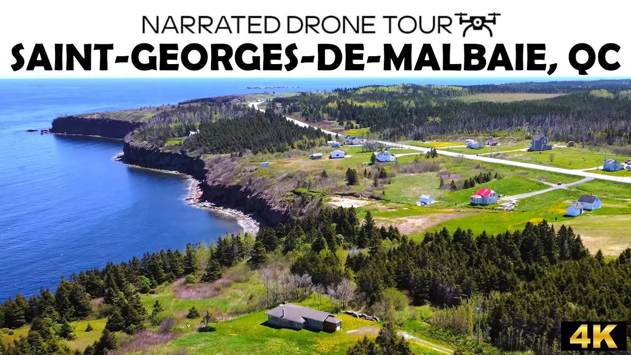 ⚜️ 🌄 Saint-Georges-de-Malbaie, Qu&eacute;bec 🌊✨4K Drone