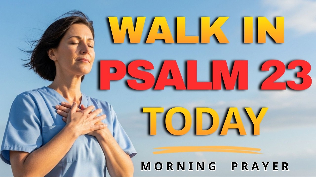 Psalm 23 Deep Dive. Cover By God’s Provision, Protection and Peace Today | Morning Prayer
