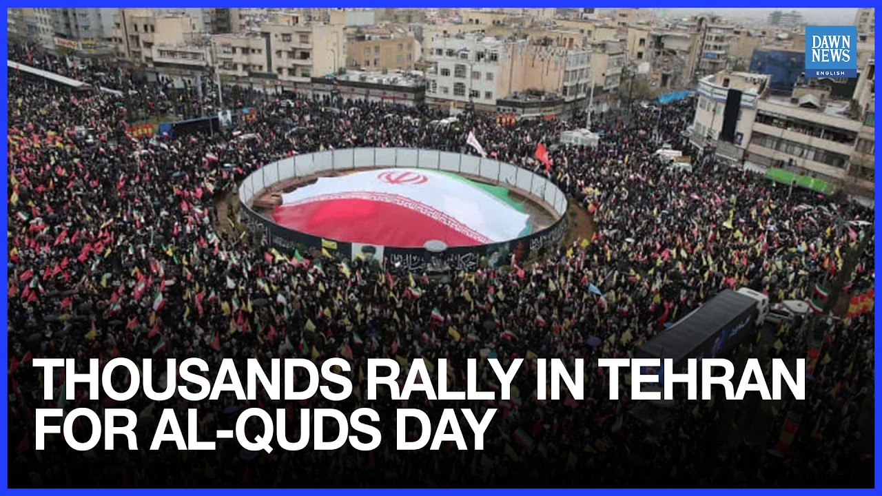 Thousands attend Al-Quds Day rally in Tehran, showing support for Palestinians | Dawn News English