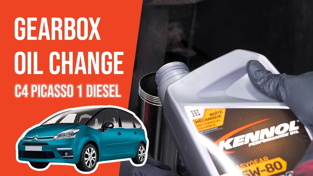Change the gearbox oil C4 Picasso mk1 1.6 HDI 🛢