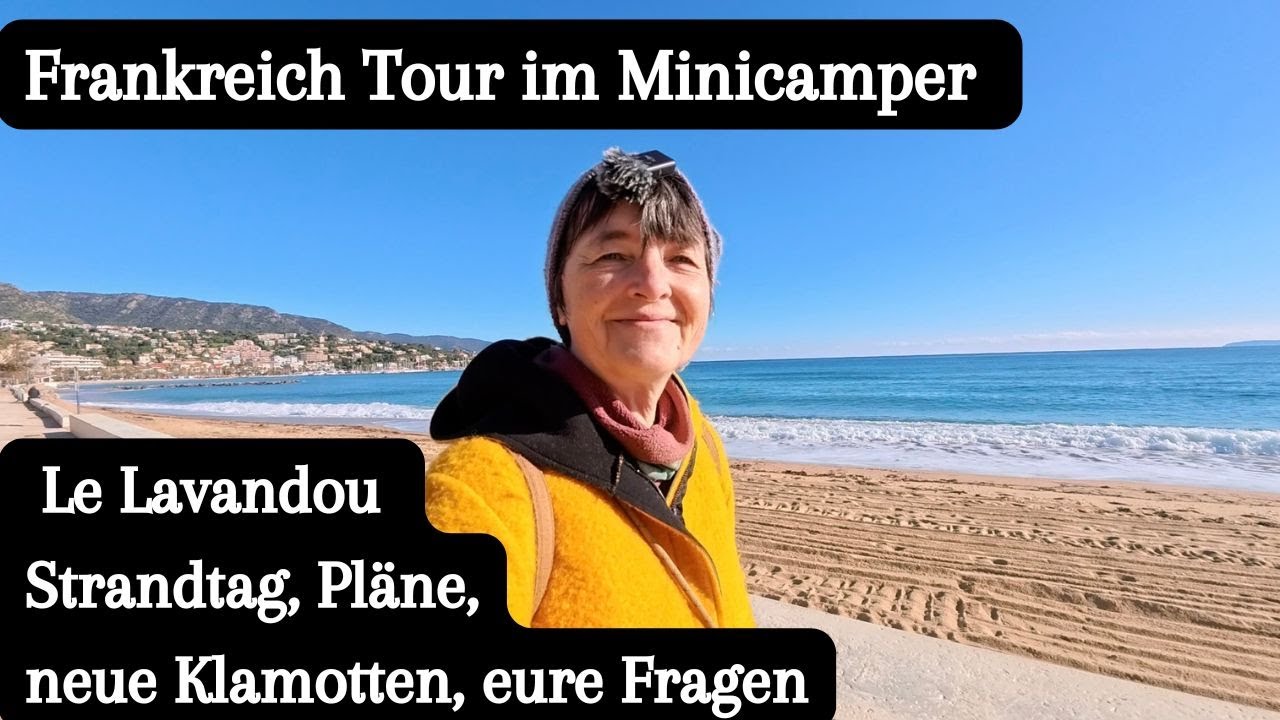Vlog 364 Le Lavandou Coté Azur • Reisepläne • Shopping • Strandtag • Winterroadtrip Frankreich
