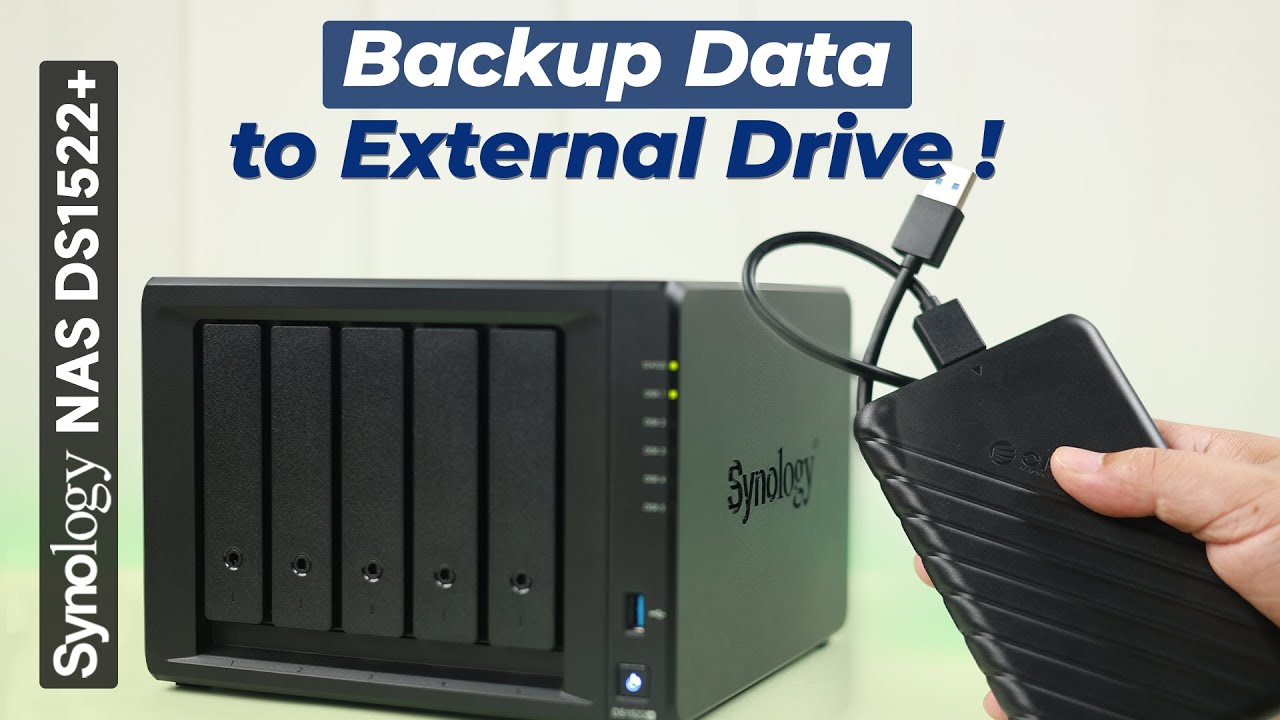 How To Backup Your Synology Nas to An External USB Hard Drive! [Hyper Backup]