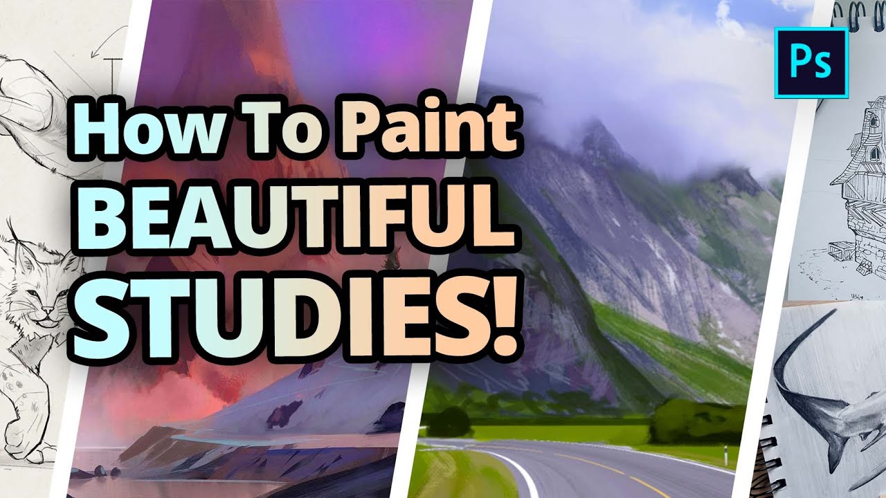 Let's Paint A Study (For Beginners) - Digital Painting Tutorial