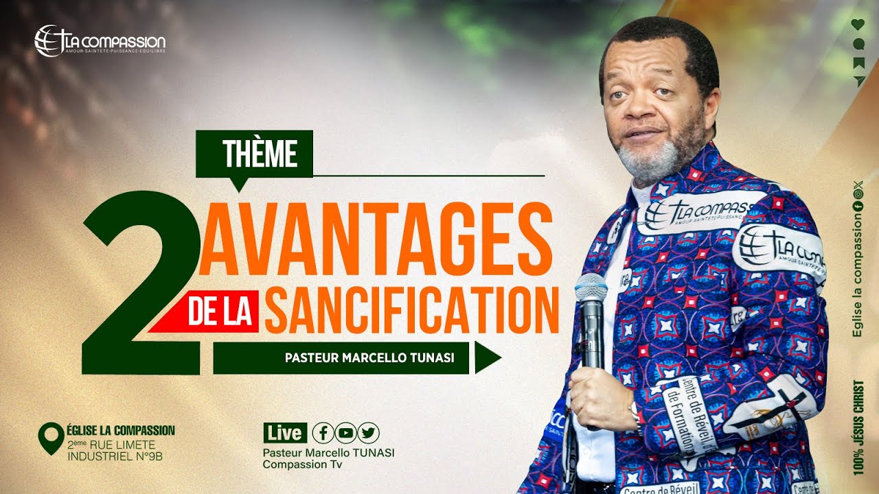 DEUX AVANTAGES DE LA SANCTIFICATION _ PAST MARCELLO TUNASI _ CULTE DU DIMANCHE 30 MARS 2025