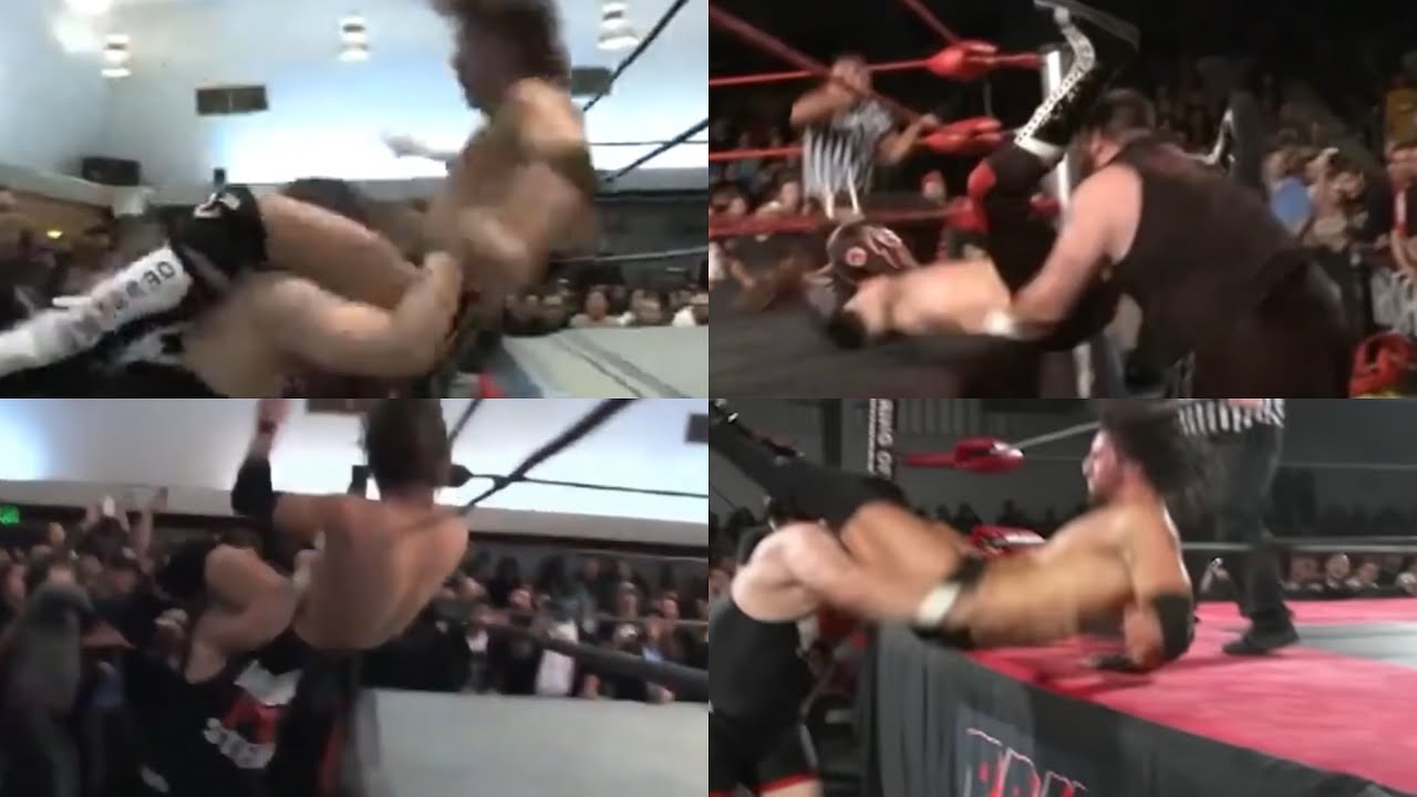 Kevin Steen - Apron Powerbomb compilation 