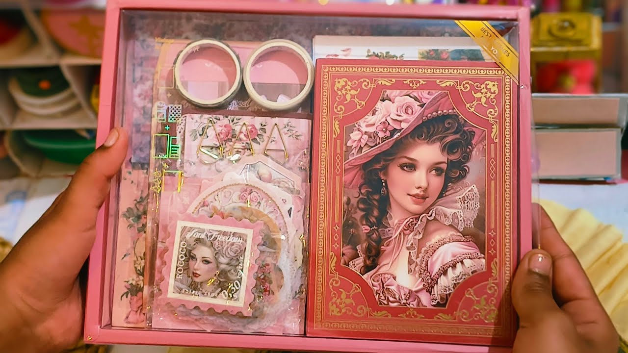 Victoria Theme Journal Kit Unboxing 💌✨ | Aesthetic & Vintage 🐻Vibes#aesthetic 🤎#journal #suhanictr 