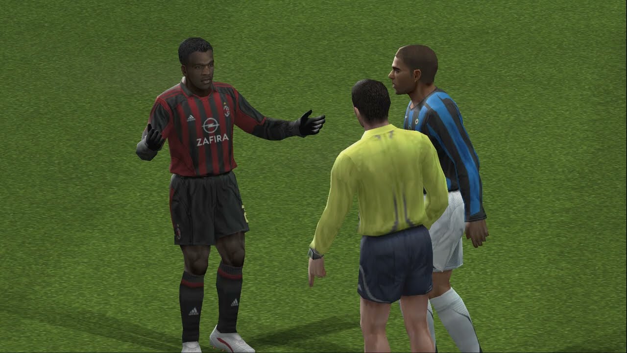 WE9LE Gameplay (PS2): Milan - Inter