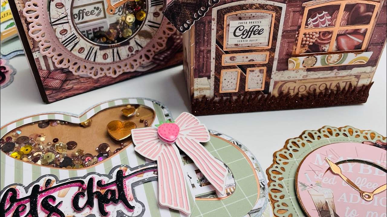 Проект SCRAPDIVA DESIGNS на кофейную тематику: поделиться