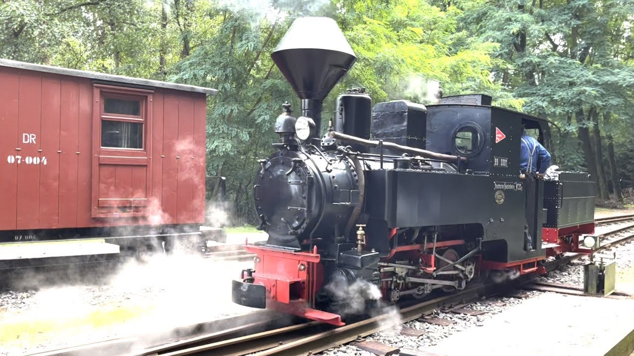 Waldeisenbahn Muskau Museumsfest 2023 - Sonderfahrt mit 'Graf Arnim'