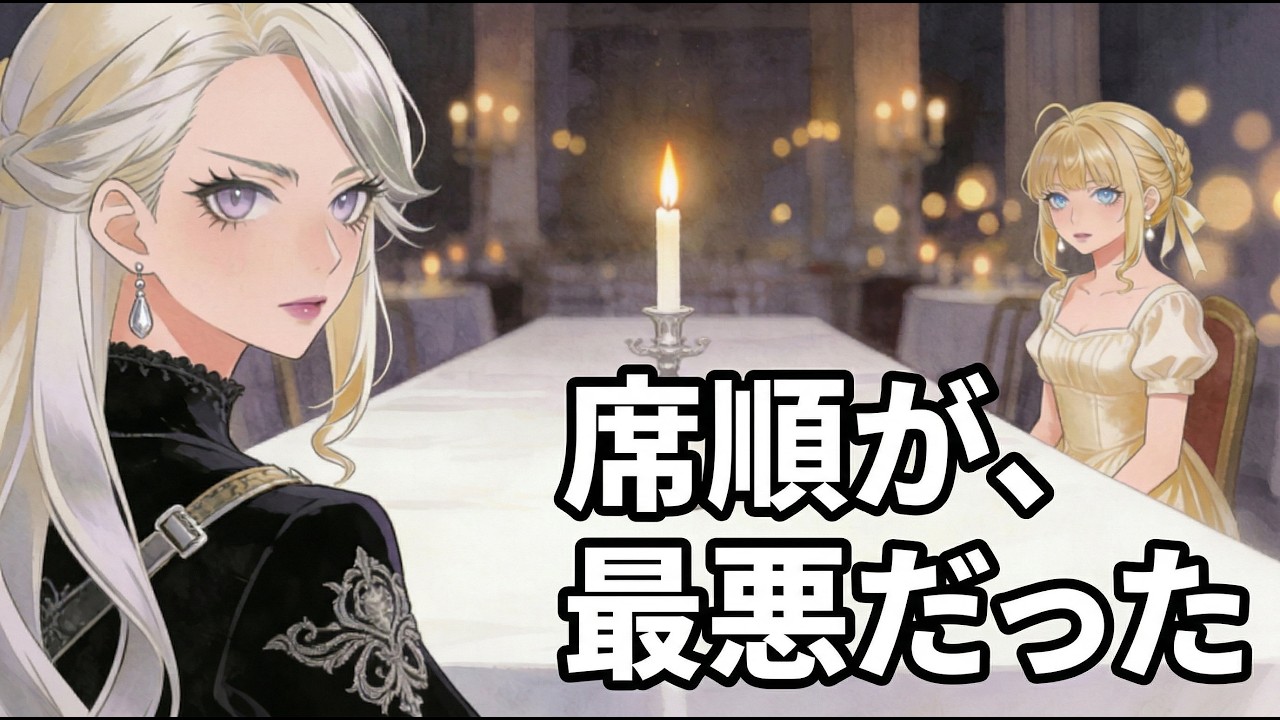 【悪役令嬢の控え帳07】悪役令嬢、晩餐会で正ヒロインの正面に座る ― 名言×悪役令嬢短編