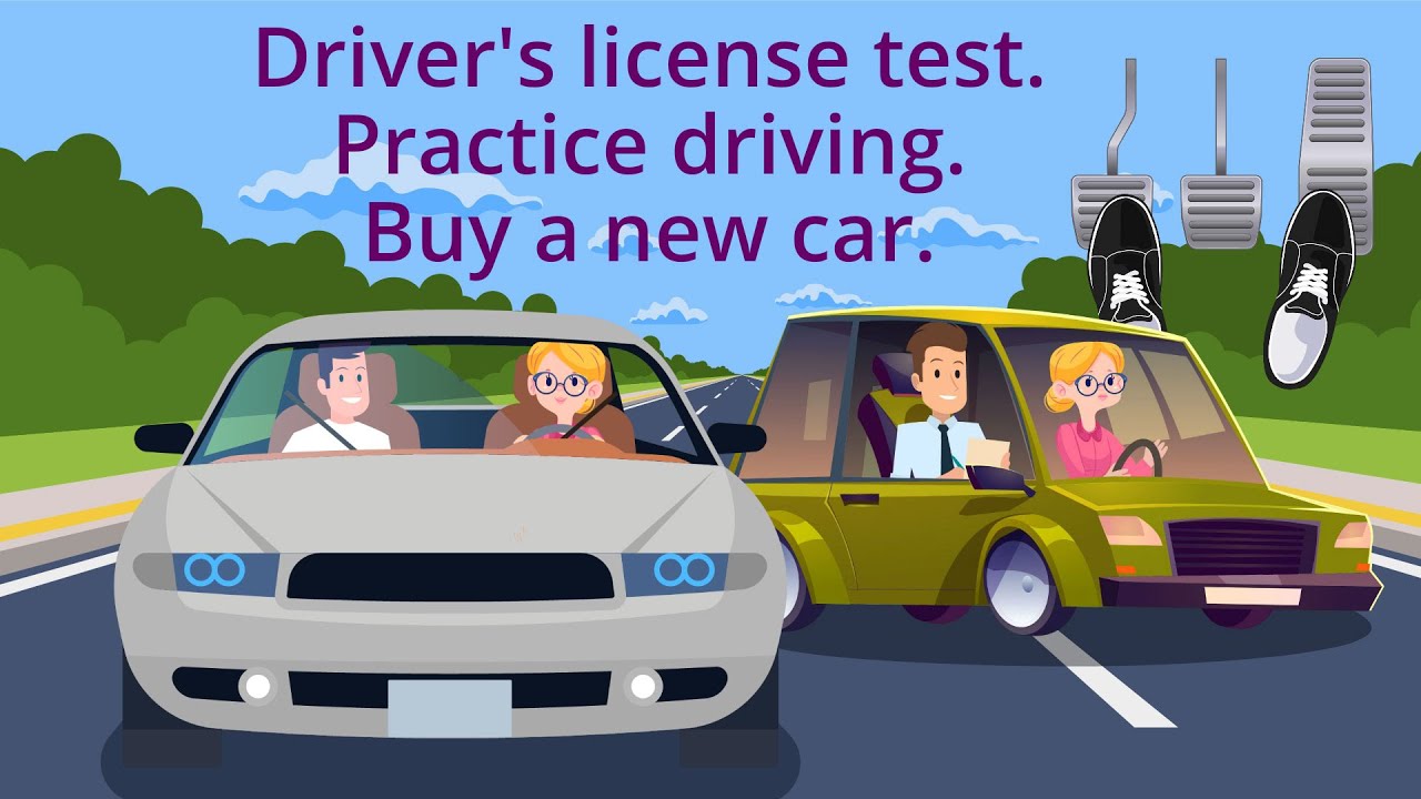 Talk about cars and driver's licenses | English conversation about driving