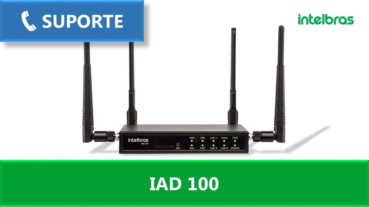 Configurando o ramal IP no IAD 100 - i4195