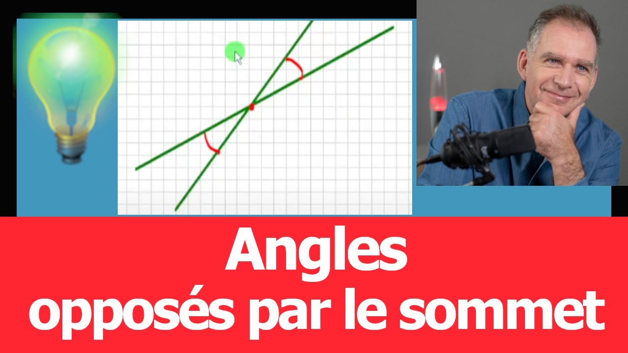 Angles opposés par le sommet 📐 Cours : Définition + Propriété + Exemples 💪