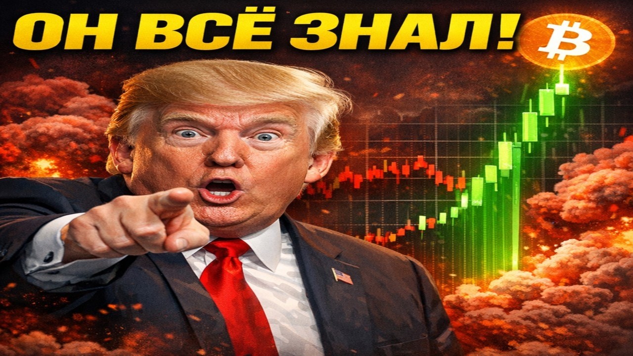 ТРАМП ВЗОРВАЛ РЫНОК! 🚀 Биткоин летит на $72,000 из-за одной новости?!