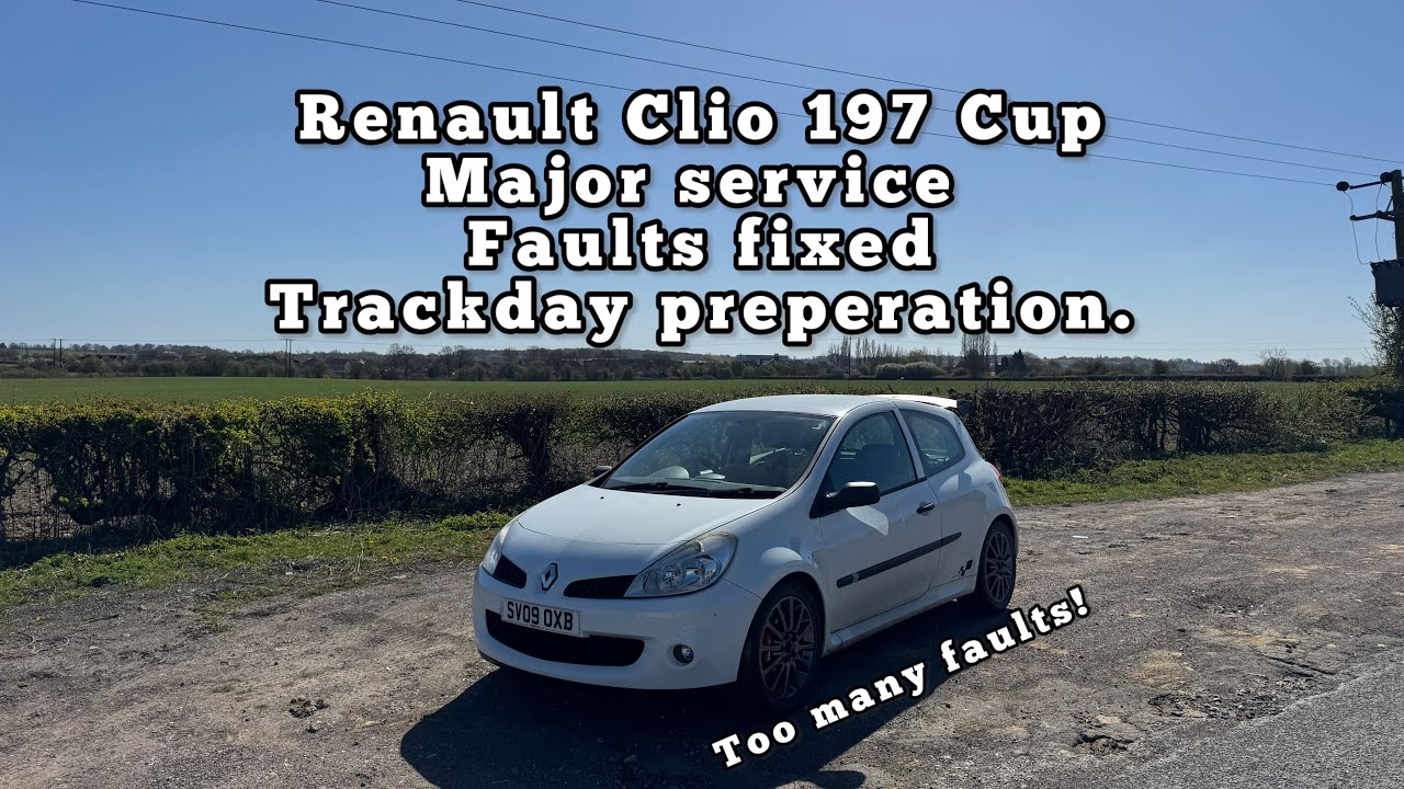 Renault Clio 197 Cup, maintenance and track prep