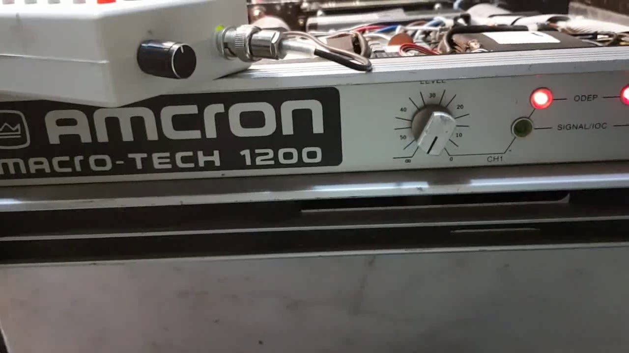 Crown Macro-tech 1200 dummy load 4R/8R+ rise time