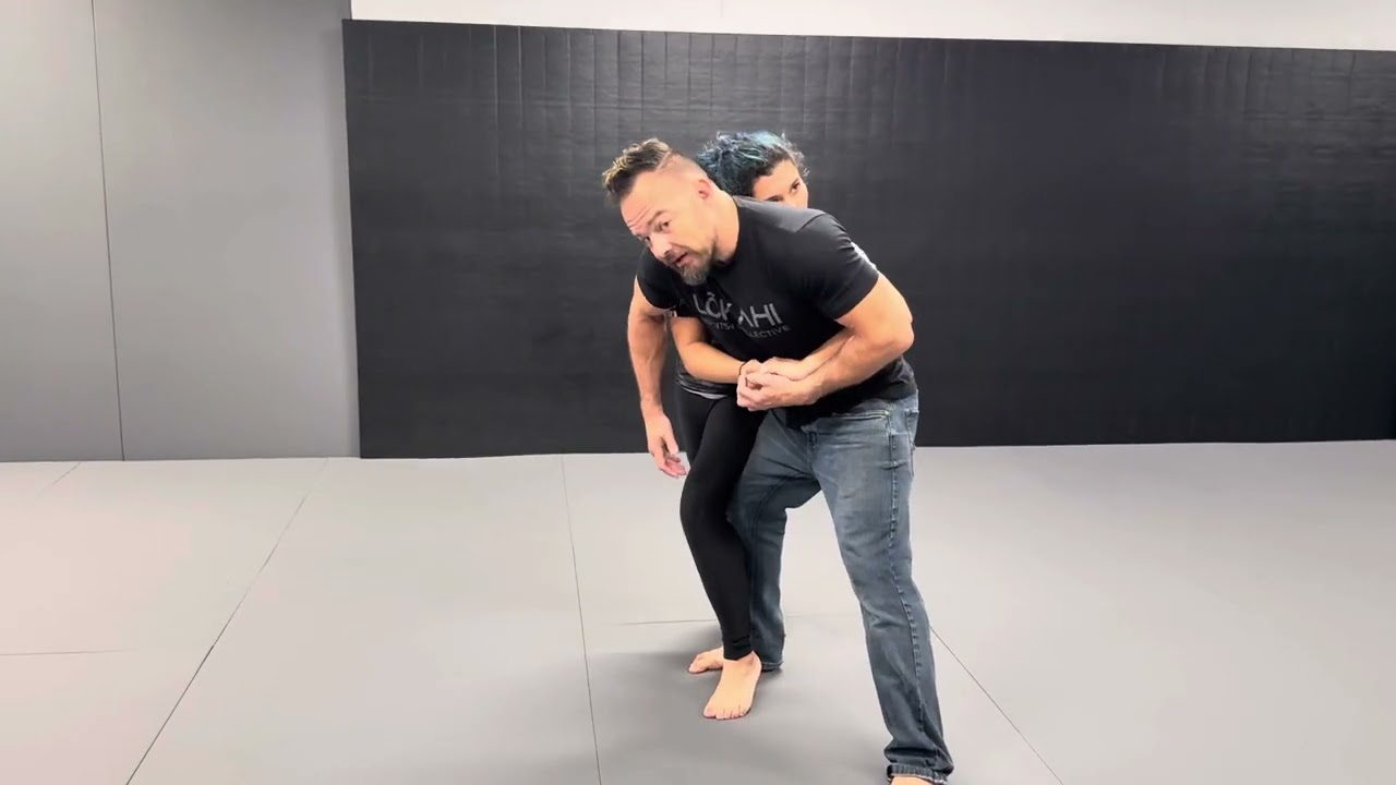 Women's Self Defense - Escaping a rear bear hug