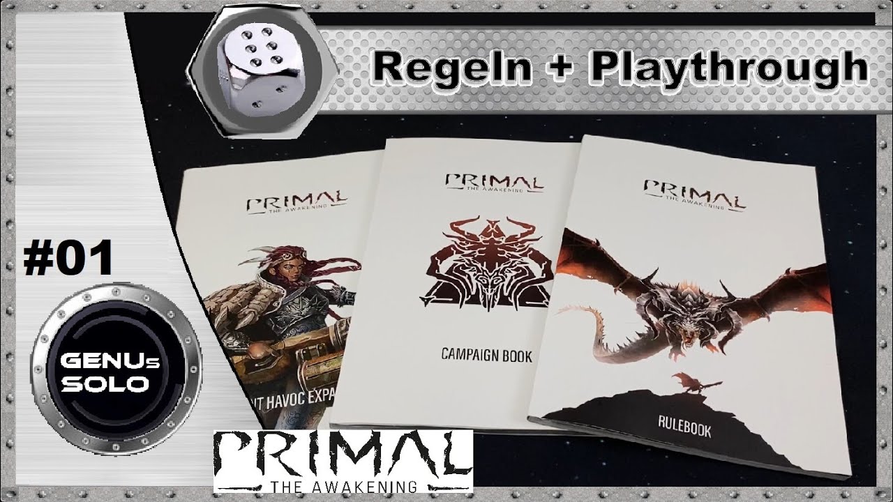 Primal: The Awakening - S01E01 - Playthrough - Setup / Regeln - deutsch