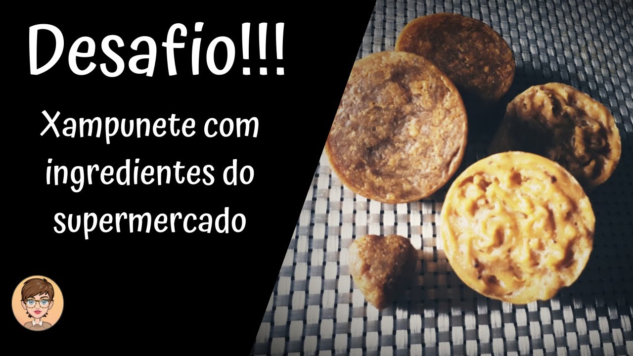 Desafio: Como fazer um shampoo em barra com ingredientes do supermercado - cold e hotprocess