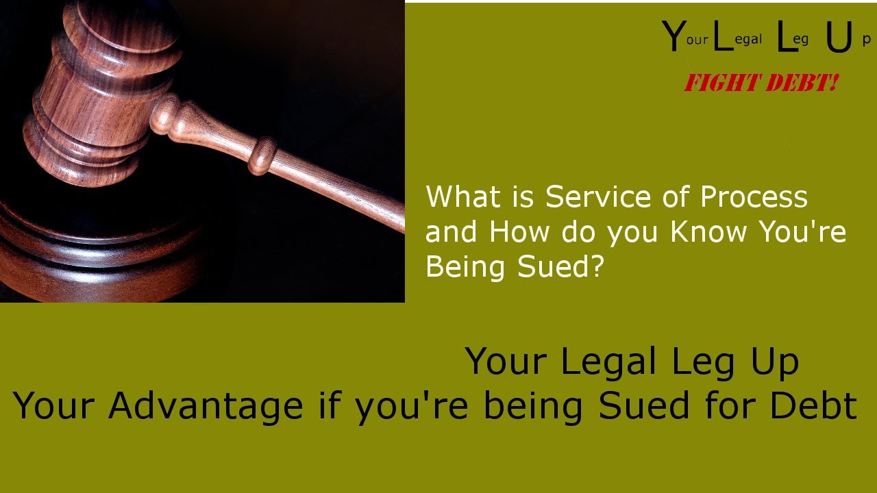 What is Service of Process and How do you Know if You're Being Sued