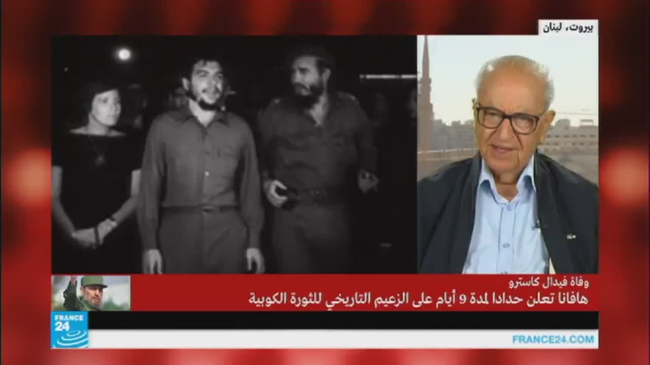 كريم مروة يعلق على موت فيديل كاسترو 