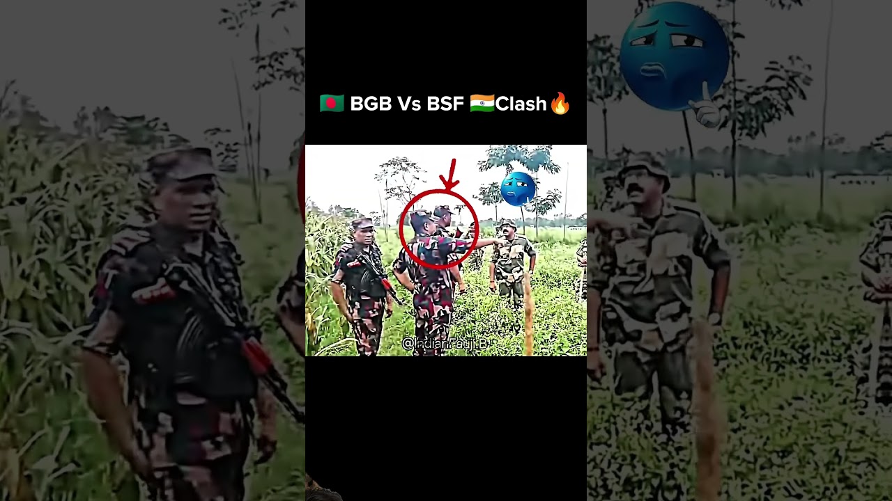 BSF🇮🇳 vs BGB🇧🇩 #military #bsf #bsfstatus