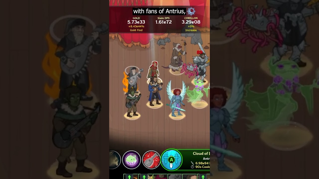 Idle Champs Antrius Short Spotlight