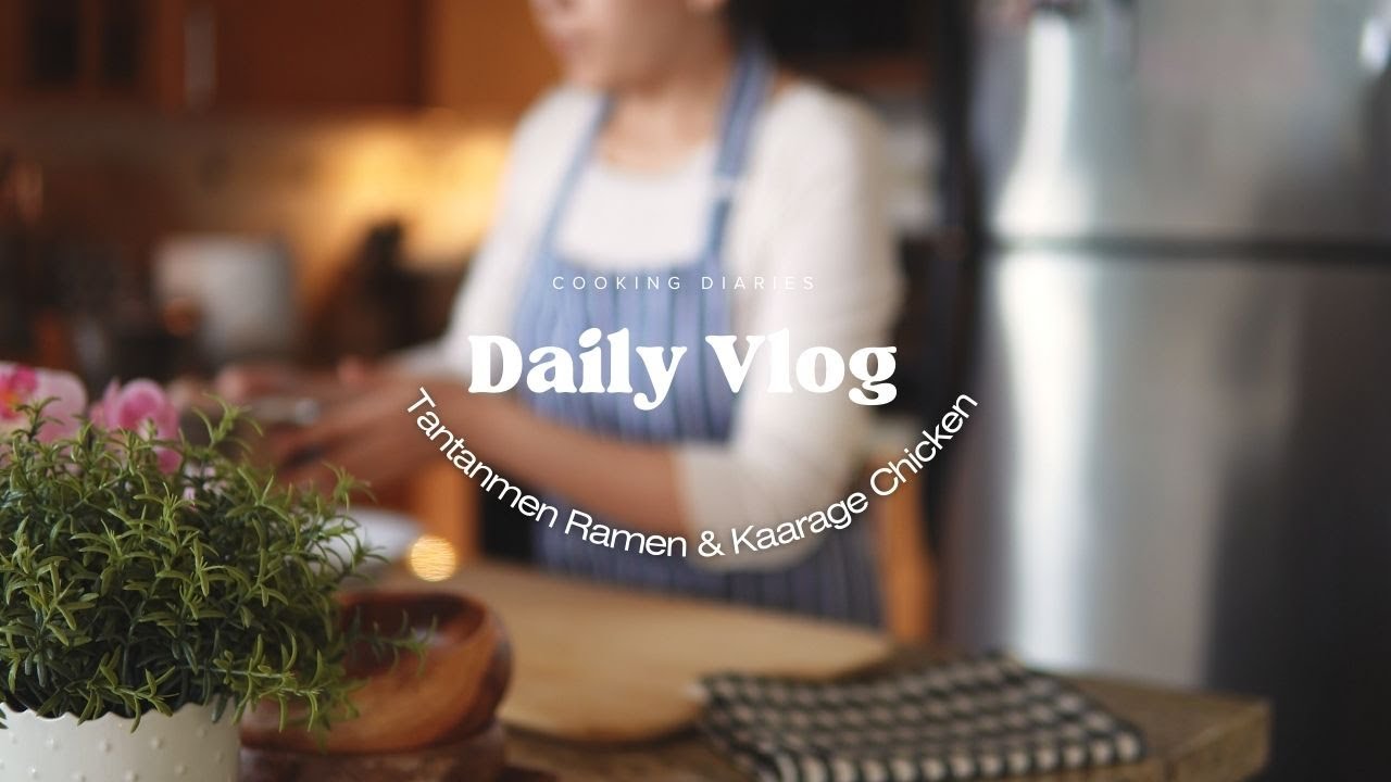 Cooking Japanese Food | Tantanmen Ramen, Eggplant, Karaage & Tempura