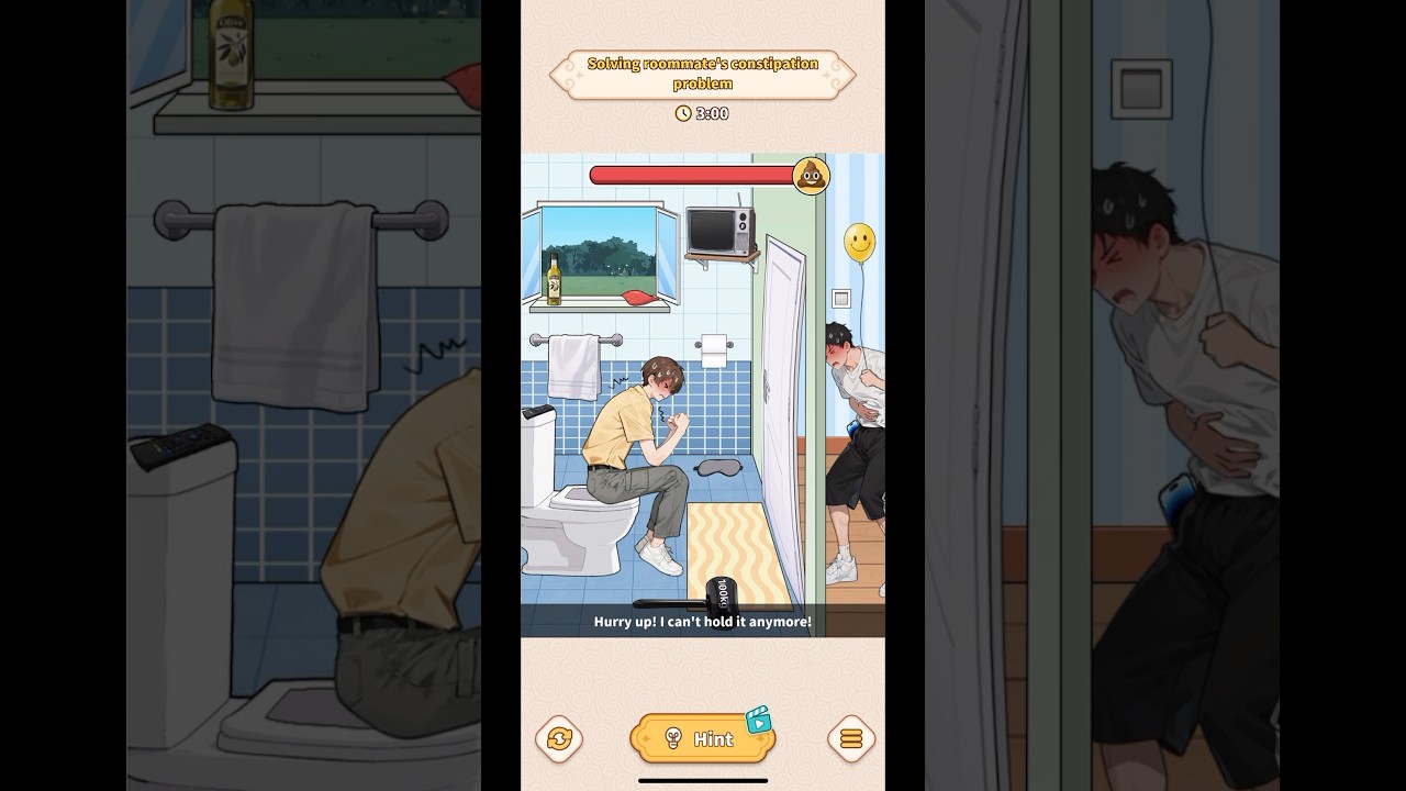 Brain Puzzle : Tricky Quest Level 132 | Toilet Emergency #games #brainpuzzle #funnypuzzle #puzzle