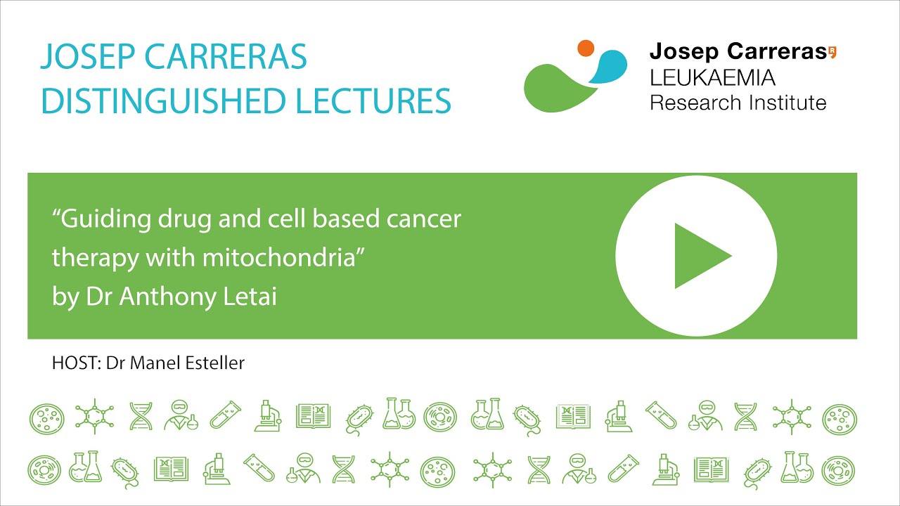 Dr Anthony Letai: “Guiding drug and cell based cancer therapy with mitochondria”