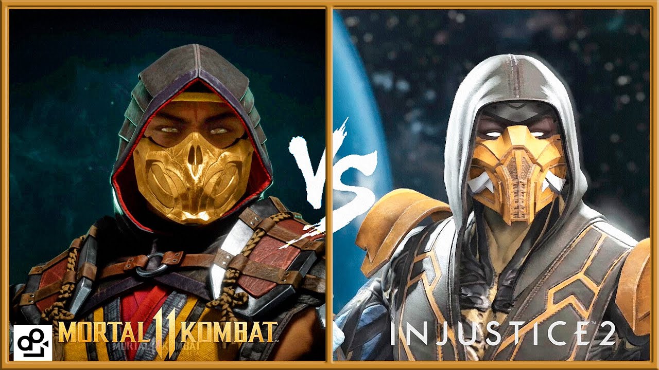 Mortal Kombat 11 BETA and INJUSTICE 2  Characters COMPARISON