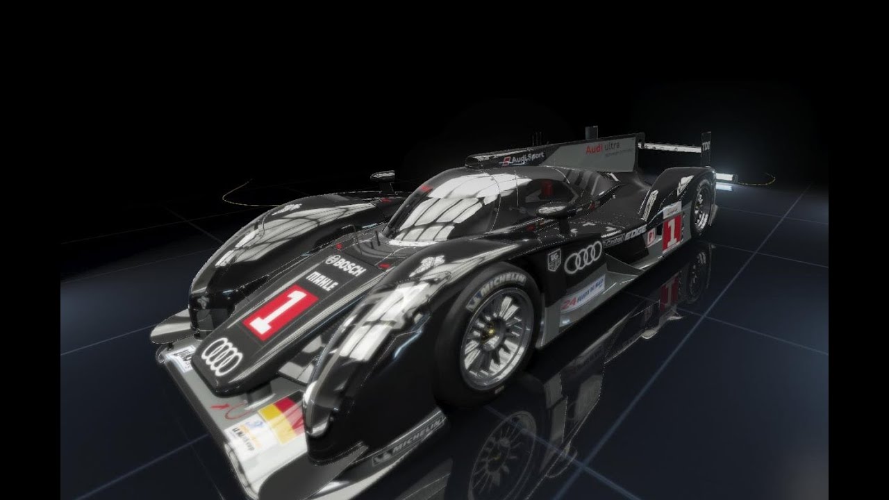 Day/Night Le Mans Simulation Cockpit Camera Audi R18 TDI LMP1