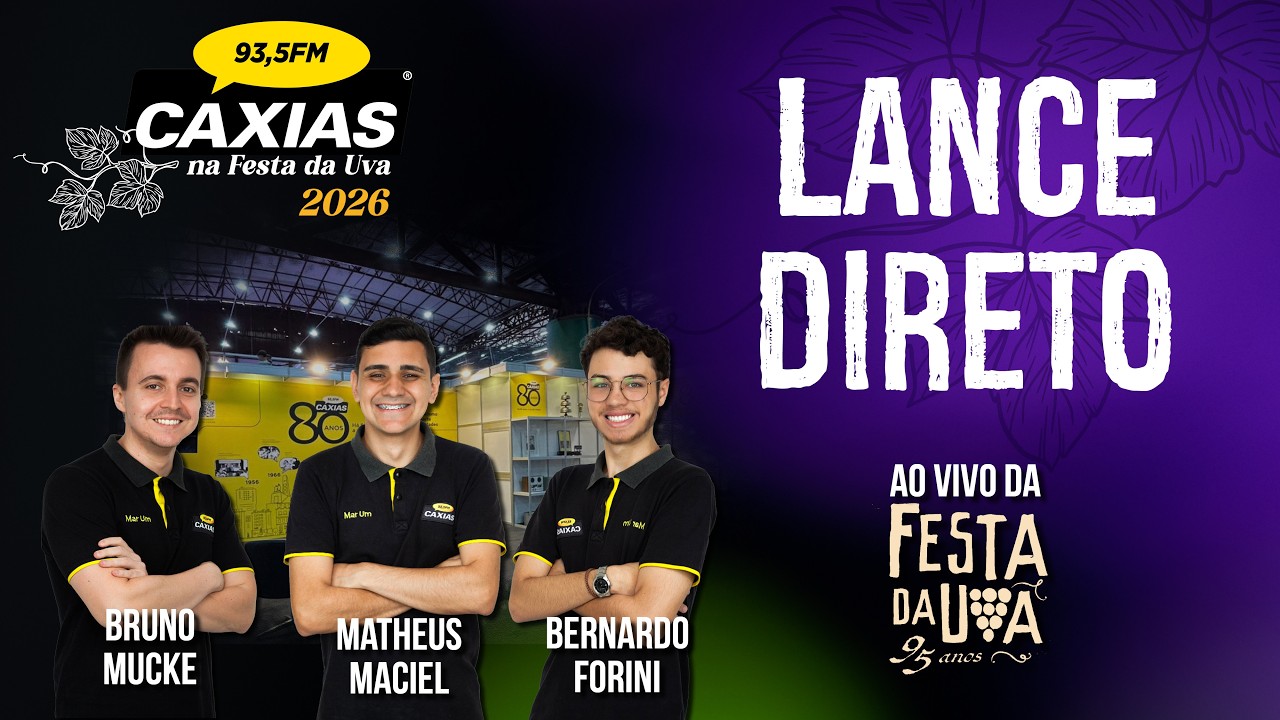 LANCE DIRETO DA FESTA DA UVA | AO VIVO | 23/02/2026