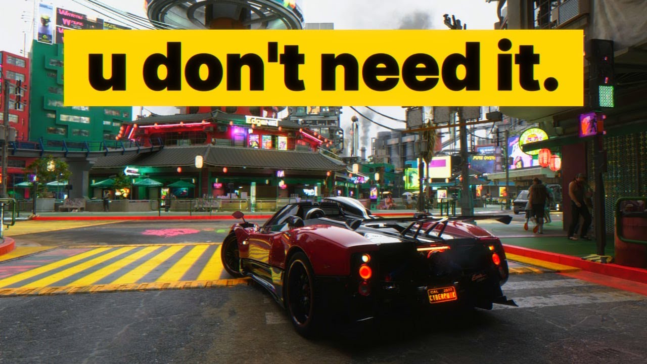 You Don't Need an RTX 4090 For Photorealistic Cyberpunk