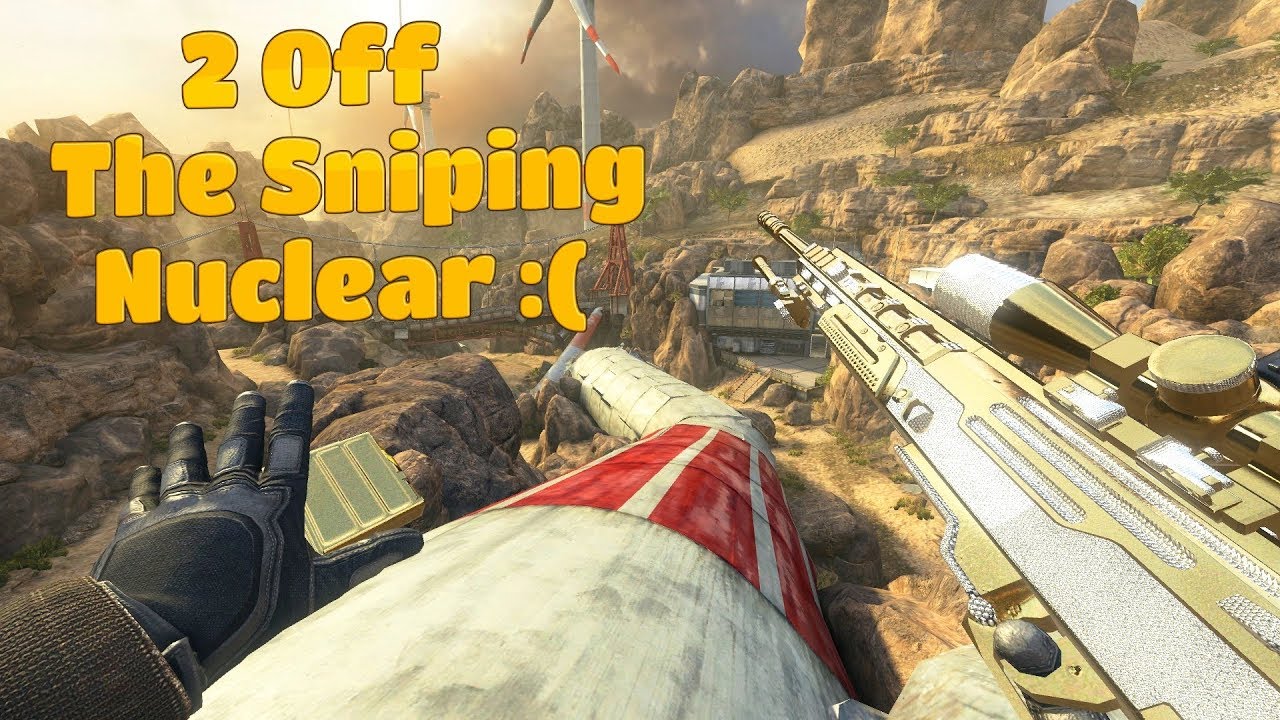 Game ends, when I'm 2 off my Sniping Nuclear!