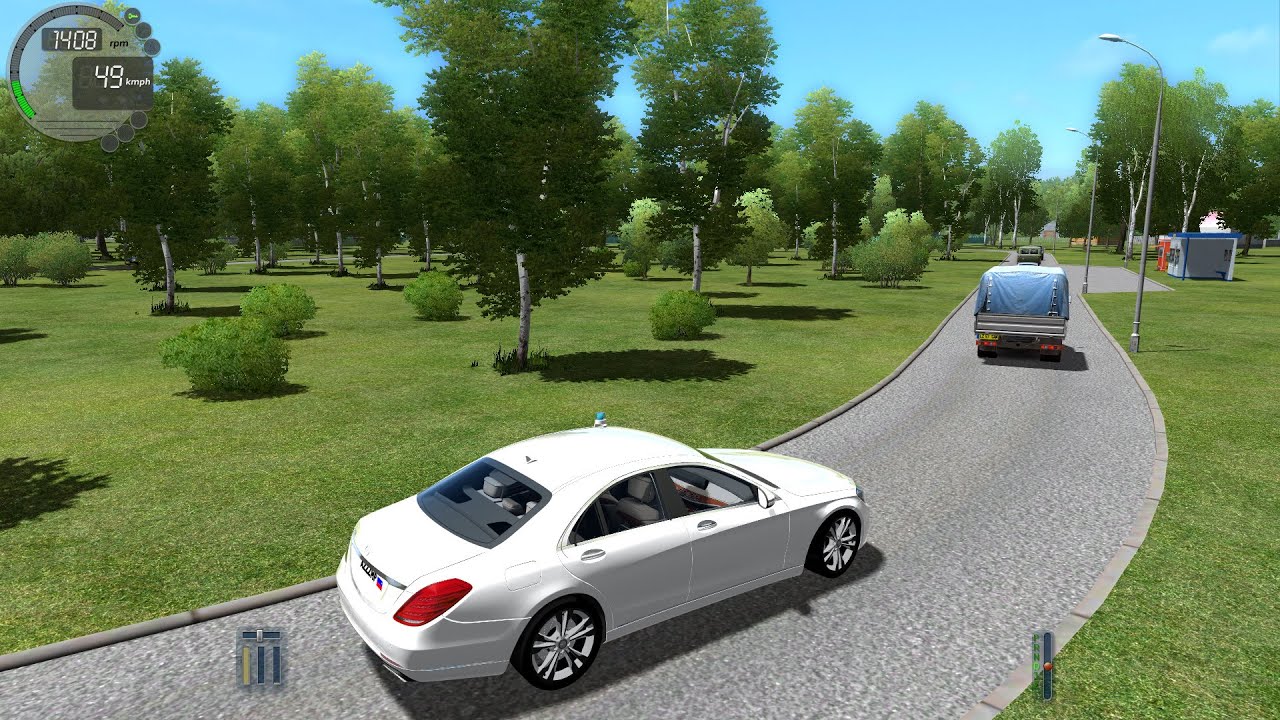 City Car Driving 1.4.0 Mercedes-Benz S500 2014 W222 [1080P]