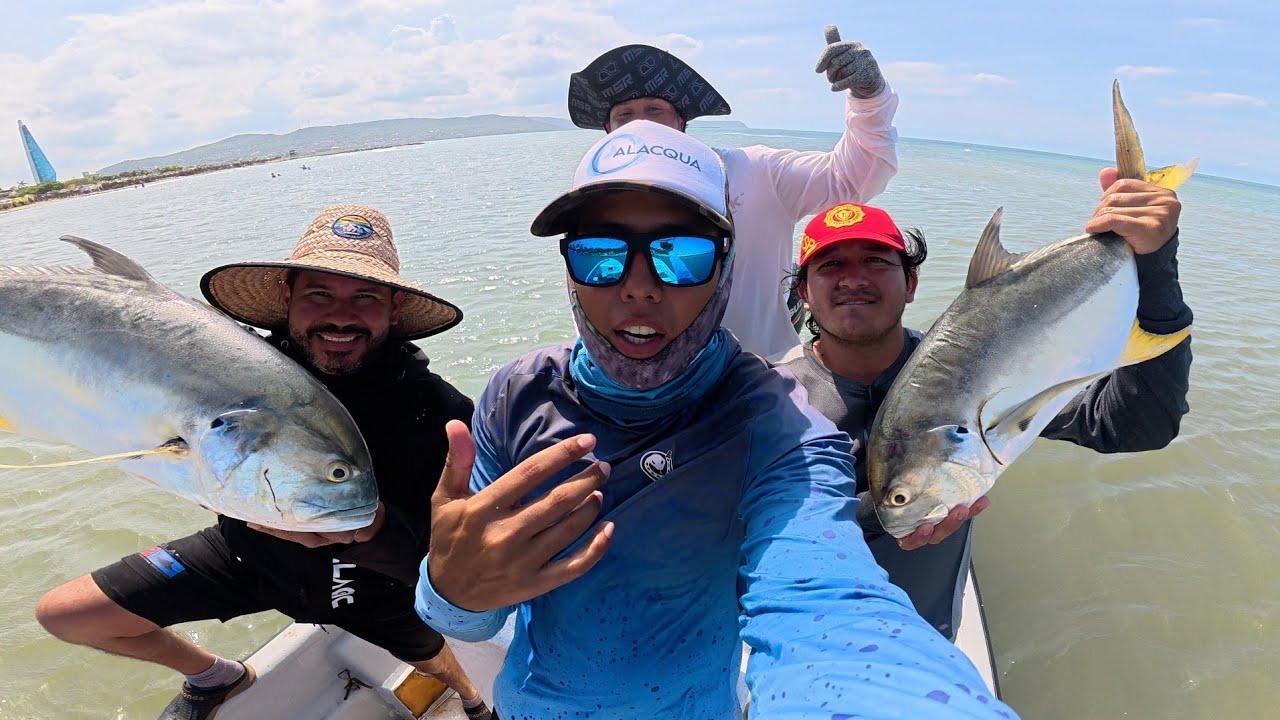 Este Pez me destrozo la caña JUREL o Jack Crevalle desde la PANGA