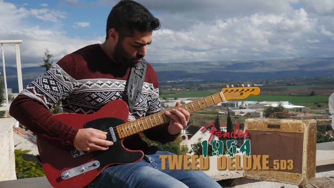 Jimi Hendrix - The Wind Cries Mary Guitar Cover Played on an 1954 original Fender Tweed Deluxe 5D3