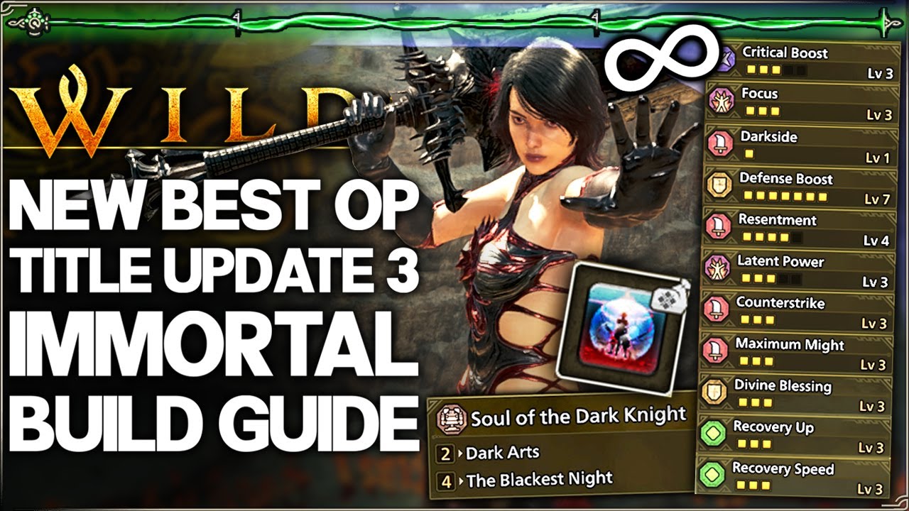 Monster Hunter Wilds - New Best OP Immortal Build - NEVER Cart & Highest Damage - All Weapons Omega!