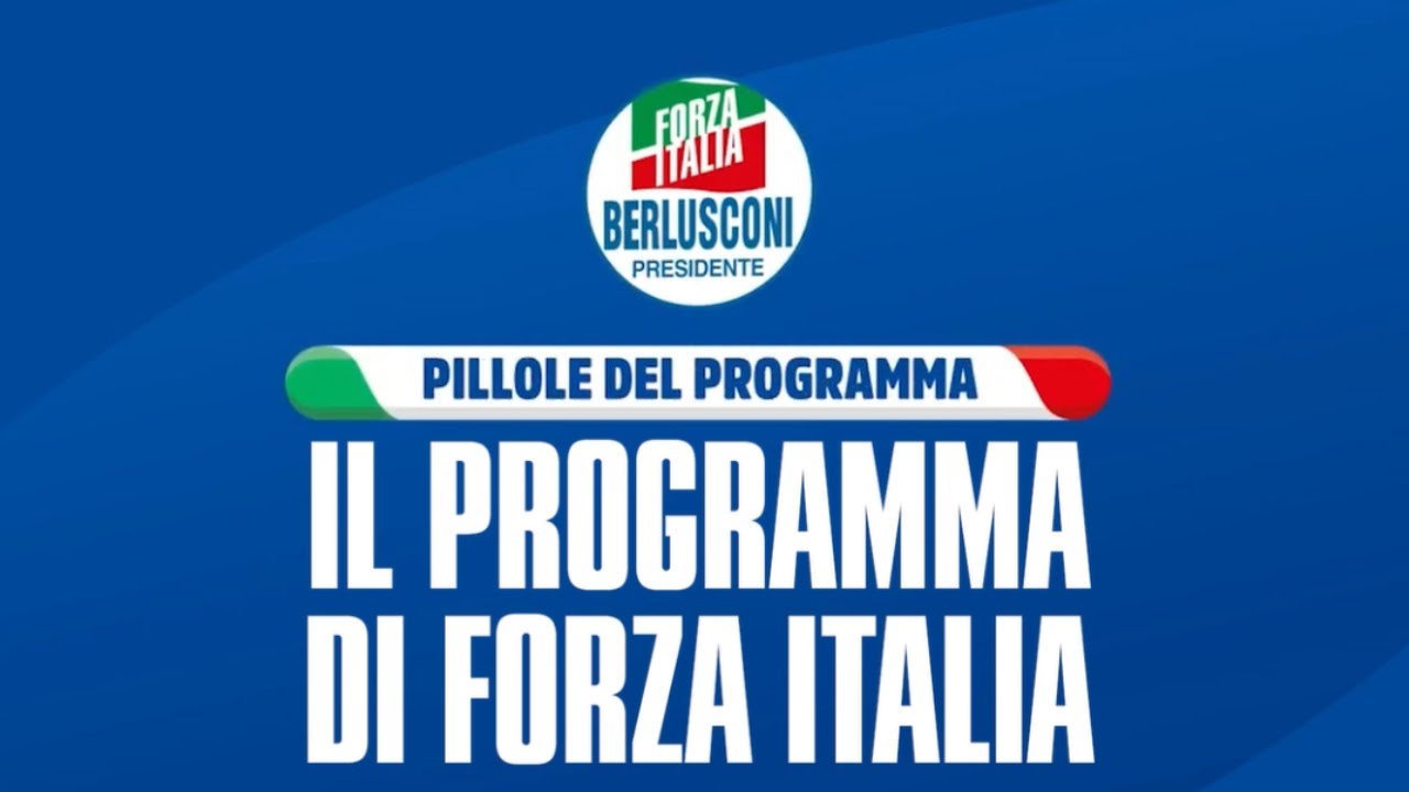 Il programma di Forza Italia