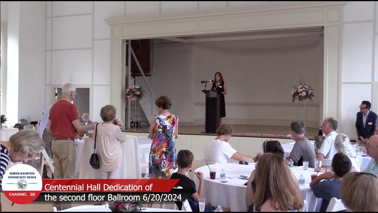 Centennial Hall Dedication of the 2nd floor Ballroom 2024
