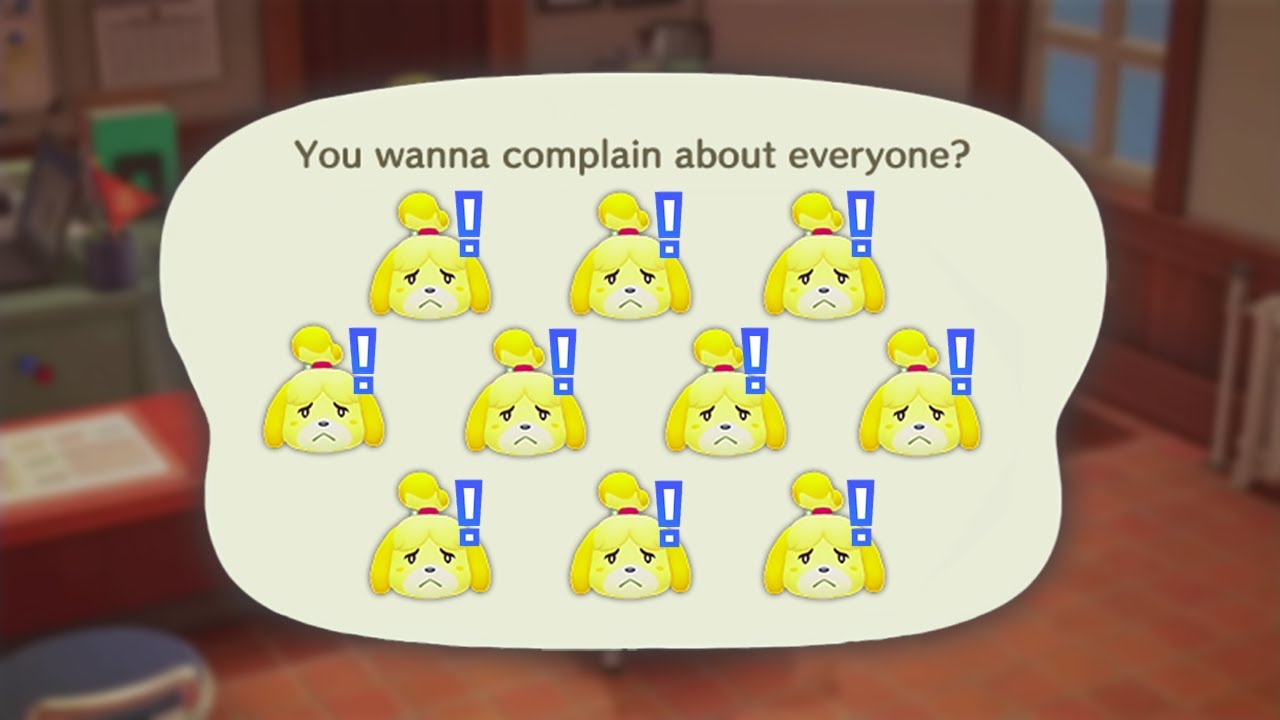 What Happens if You Complain to Isabelle About Villagers 100 Times