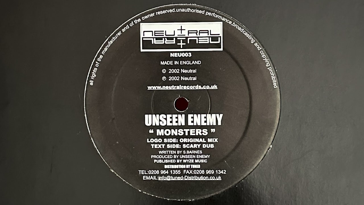 Unseen Enemy - Monsters (scary dub) [NEU 003]